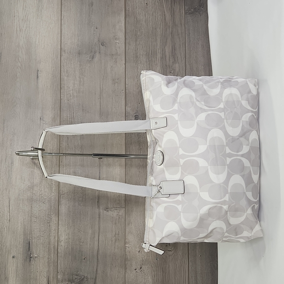 Handbags - Coach Signature Nylon Packable Shoulder Bag Tote